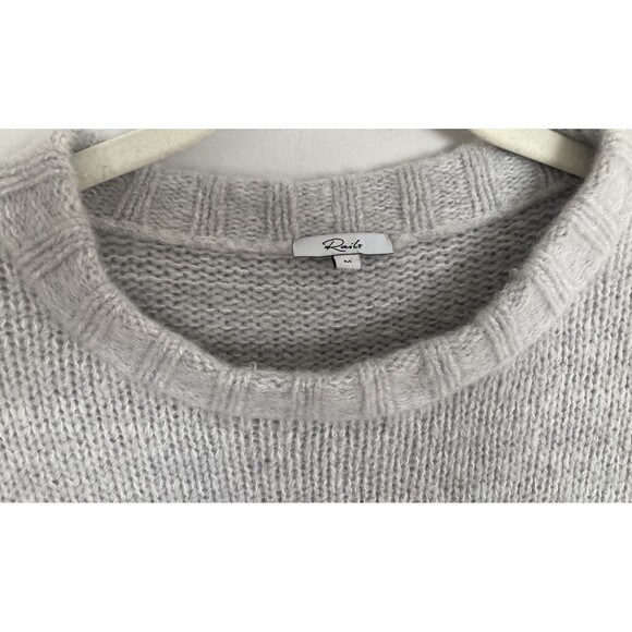 Rails Sybil Sweater MEDIUM Wool Cashmere Alpaca Gray Crew Neck - Picture 3 of 12